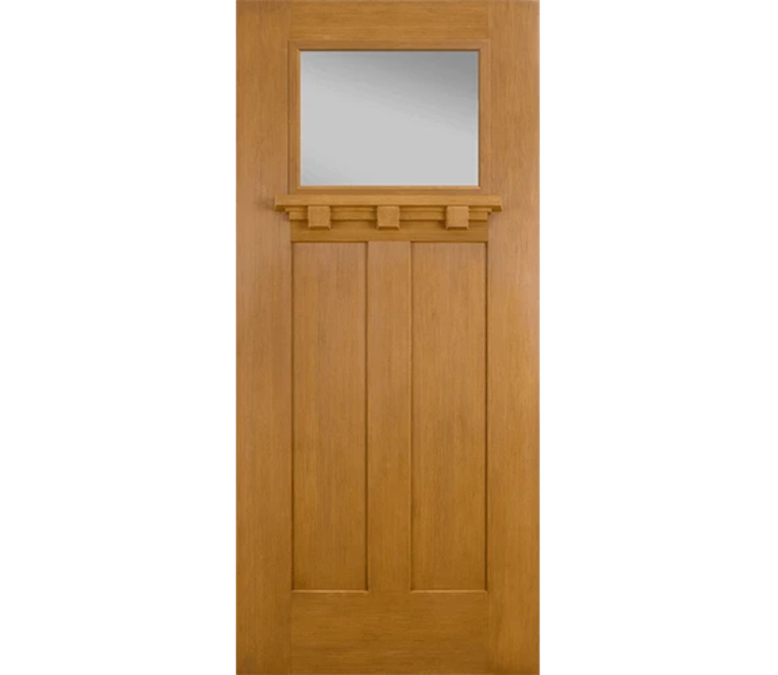 Louisville Craftsman Light Fiberglass Entry Door