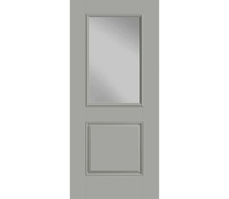 Louisville Half Light 1 Panel Fiberglass Entry Door