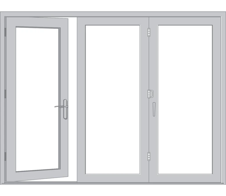 Louisville Pella Architect Reserve Series Contemporary Bifold Patio Door