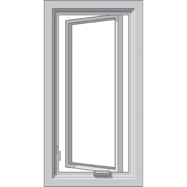 Louisville Pella Hurricane Shield Series Vinyl Casement Window