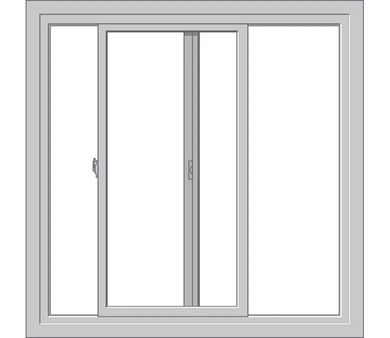 Louisville Pella Hurricane Shield Series Vinyl Sliding Window