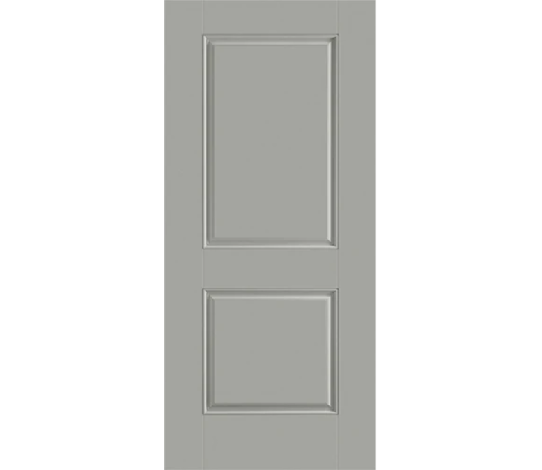 Louisville Two Panel Square Fiberglass Entry Door